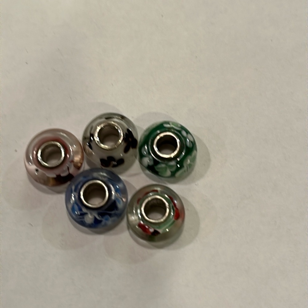 Glass charms for pandora bracelet